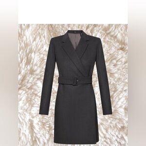 Theory Charcoal Gray Coat